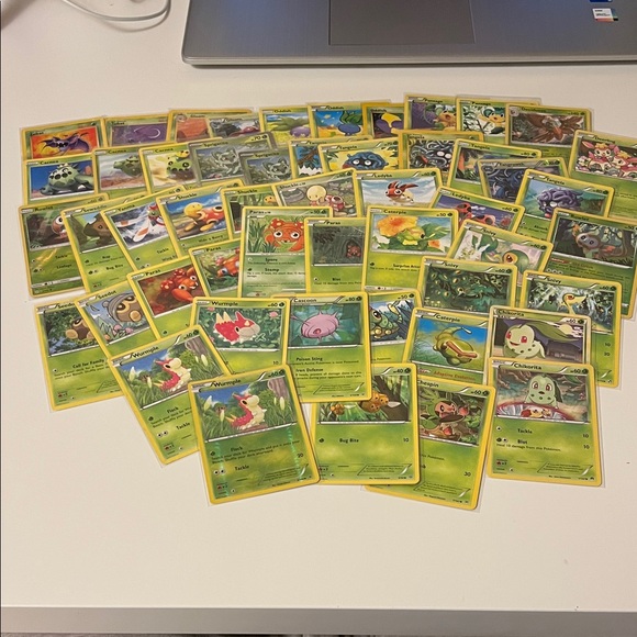 Pokemon Other - Grass Type Pokemon Trading Card Collection
